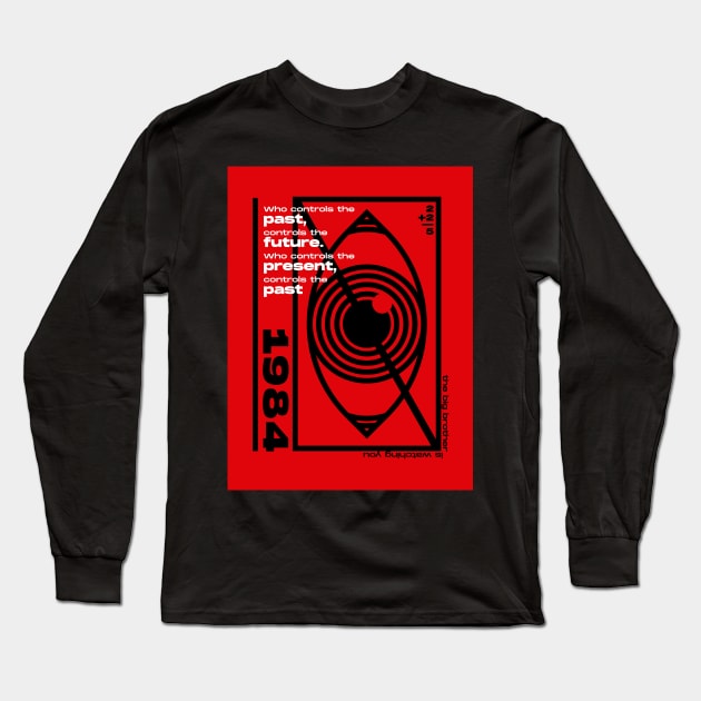 1984 Long Sleeve T-Shirt by quadrin